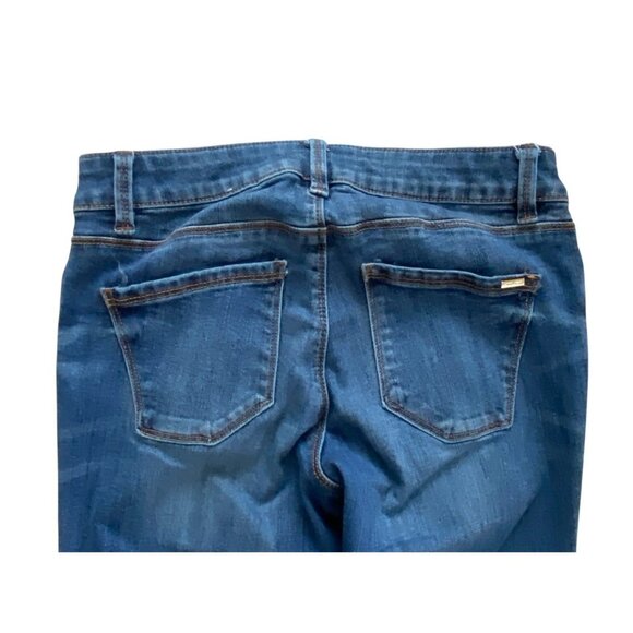 White House Black Market Womens ' The Skimmer ' Ankle Lace Up Jeans‎ Boho Size 4 - Picture 4 of 14